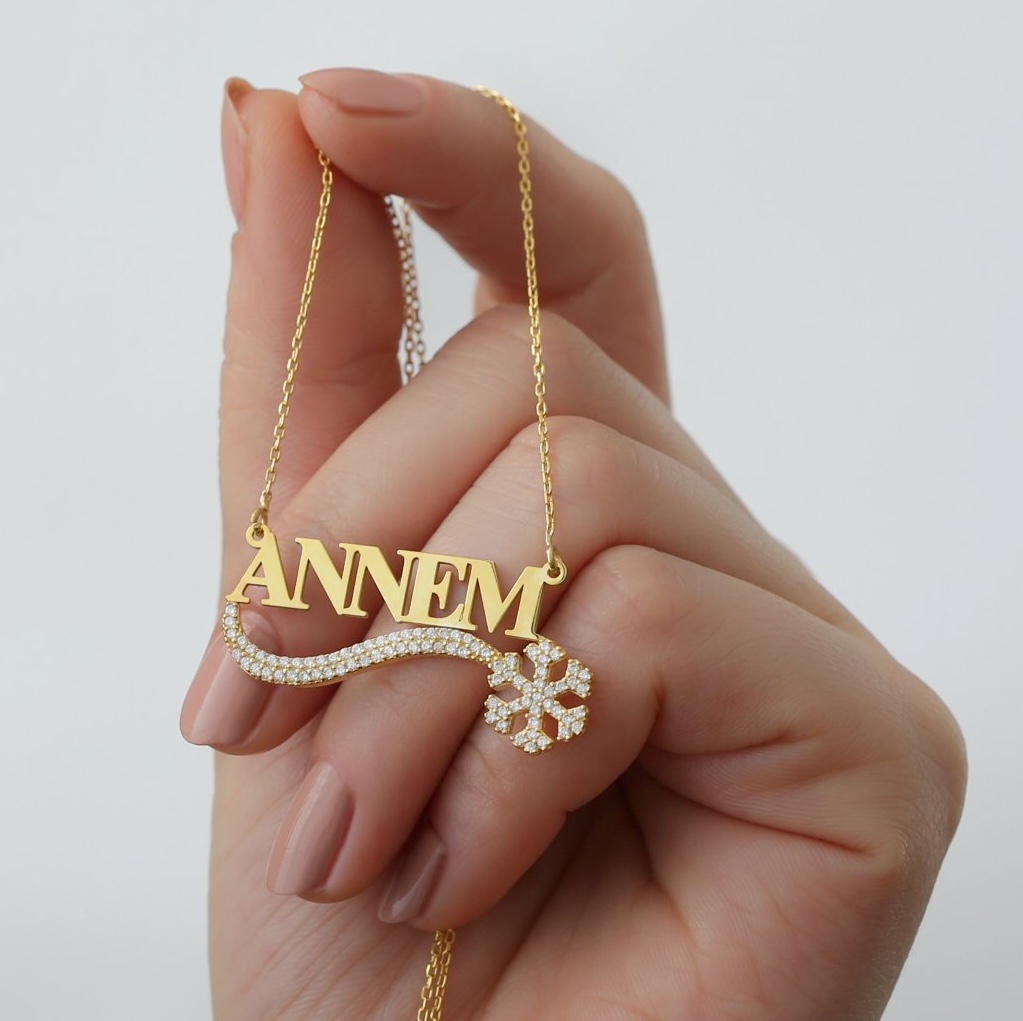 925 Ayar Gümüş Annem Kolye